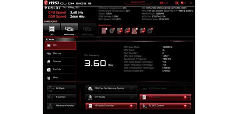 msi motherboard ram configuration.